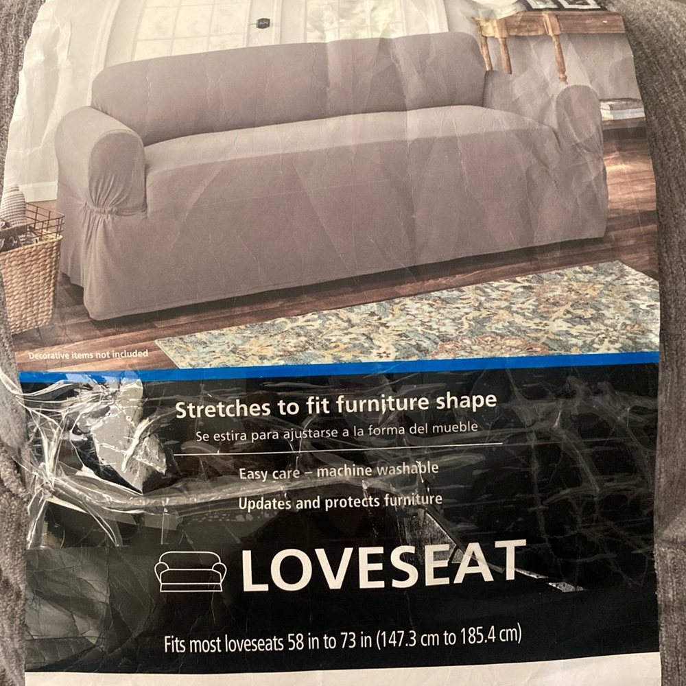 Mainstays Furniture/ Loveseat Stretch Cover NWOT